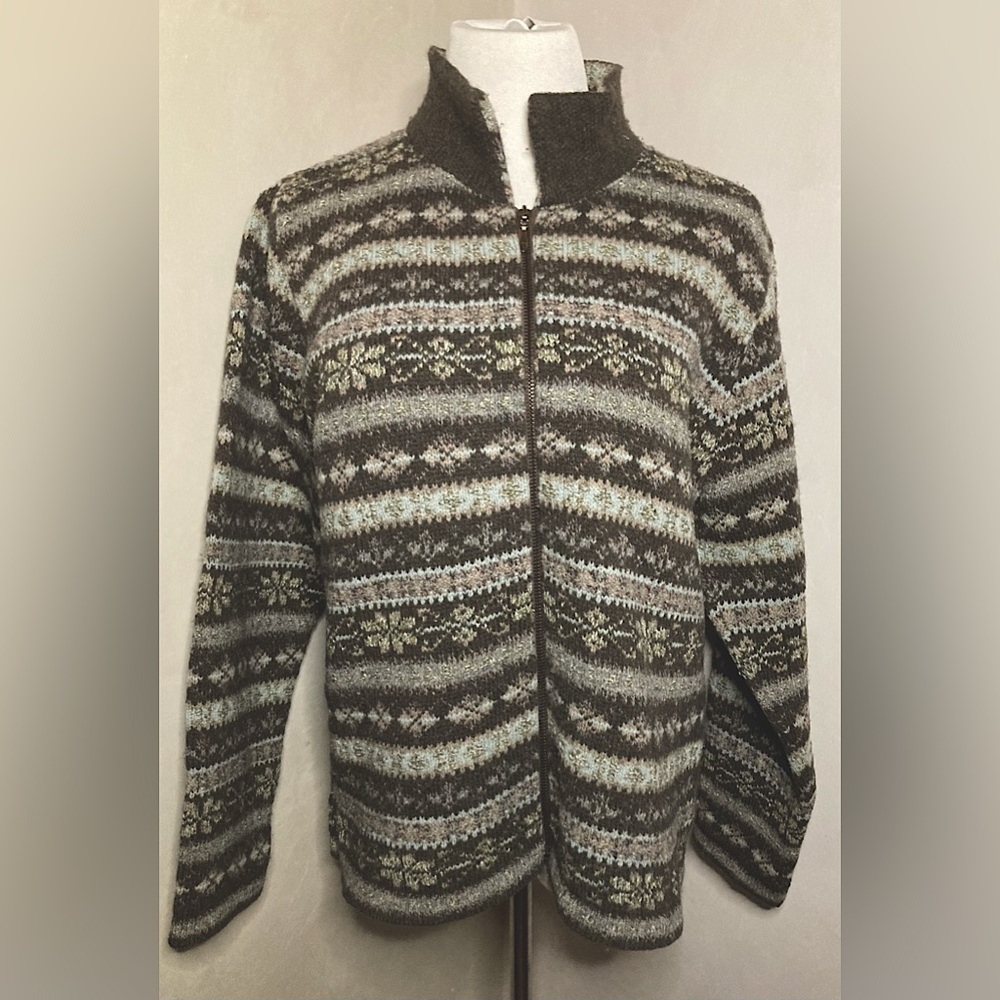 L.L. Bean Sweater Silk/Wool Blend-Size Large